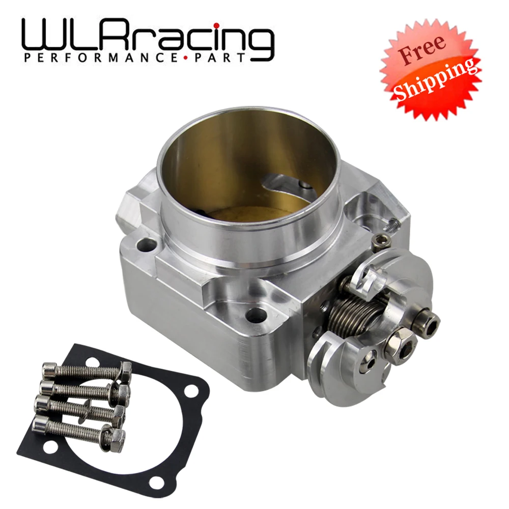 

Free shipping NEW THROTTLE BODY For Mitsubishi Evo 4 5 6 70mm Uprated Racing Billet Throttle Body WLR6941