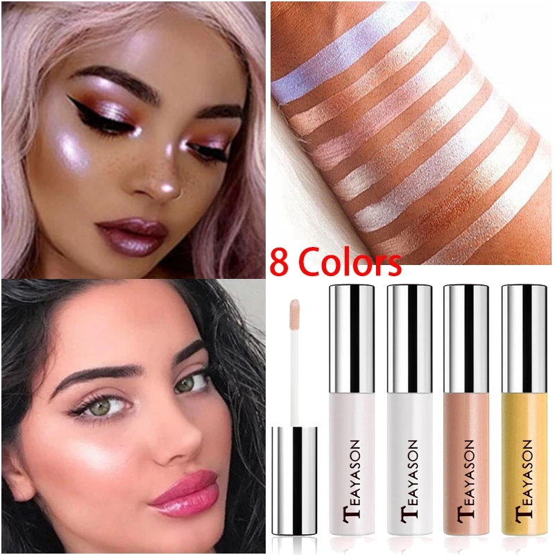 

Illuminator Makeup Brighten Long-lasting Glow Kit Liquid Highlighter Face Contour Bronzer Make Up Concealer Highlight