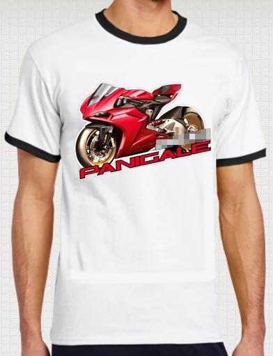 

Summer 2019 Short Sleeve Tops Tshirt Homme Moto Classic Italian Motorcycle Fans 899 959 1198 1199 1299 Panigale T Shirts Funny