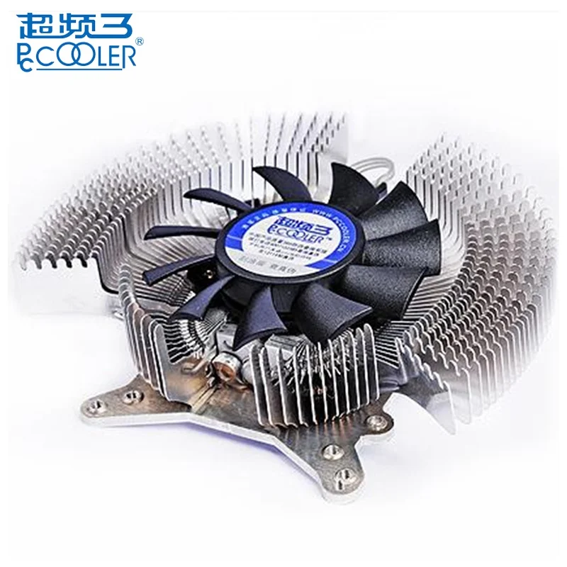 PCCOOLER K60 3Pin бесшумные вентиляторы охлаждения для видеокарты радиатор кулер для ПК 1,2 Вт для первоначальной NVIDIA Geforce ATI для ПК графическая карта