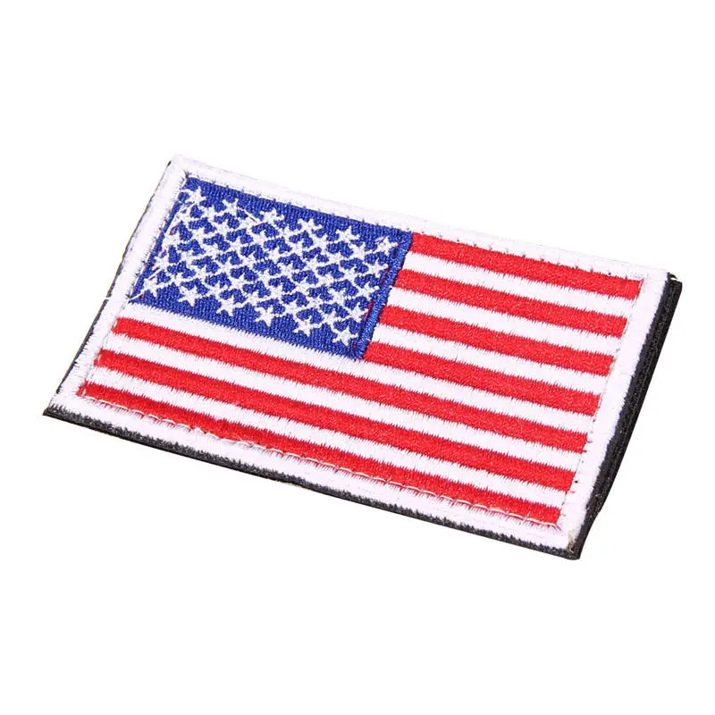Высококлассная вышитая нить Американский вышитый флаг нашивка патриотическая США Военная тактика нашивка железная или пришить к любой одежде