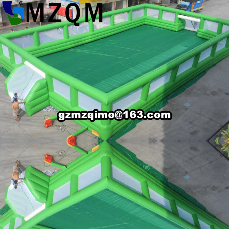 

PVC Material Inflatable Football Field Air Structured Soccer Arena For Game