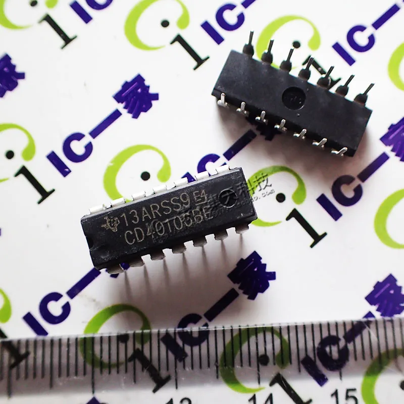 20PCS CD40106BE/HCF40106/HEF40106 six Schmidt trigger DIP 14|trigger ...