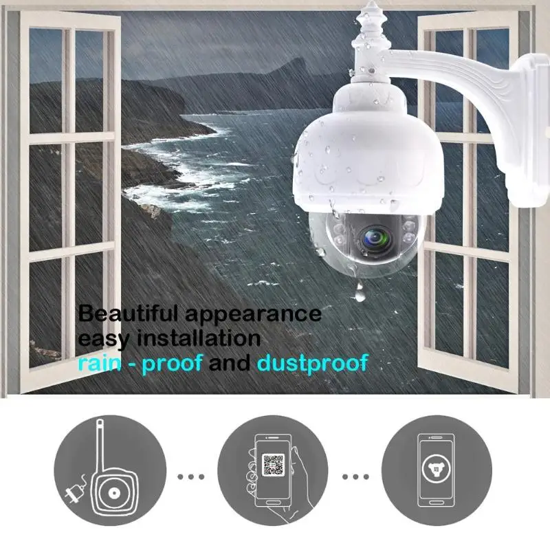

P2P 2.0 megapixel HD AHD camera 1080P IR Distance Analog 6 Array LED Night Vision CCTV wifi Outdoor IP66 Waterproof Camcorder