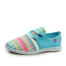 2018 Hot sale Summer Flat Shoes women Comortable Casual Lace-Up Flats Breathable Outdoor women Shoes Mesh Zapatillas sneakers