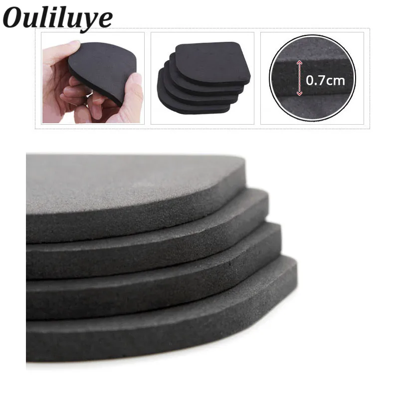 4PCS/Set Kitchen Furniture Leg Rubber Pads Multifunctional Anti-Vibration Non-slip Mats Refrigerator Washing Machine Legs Pads