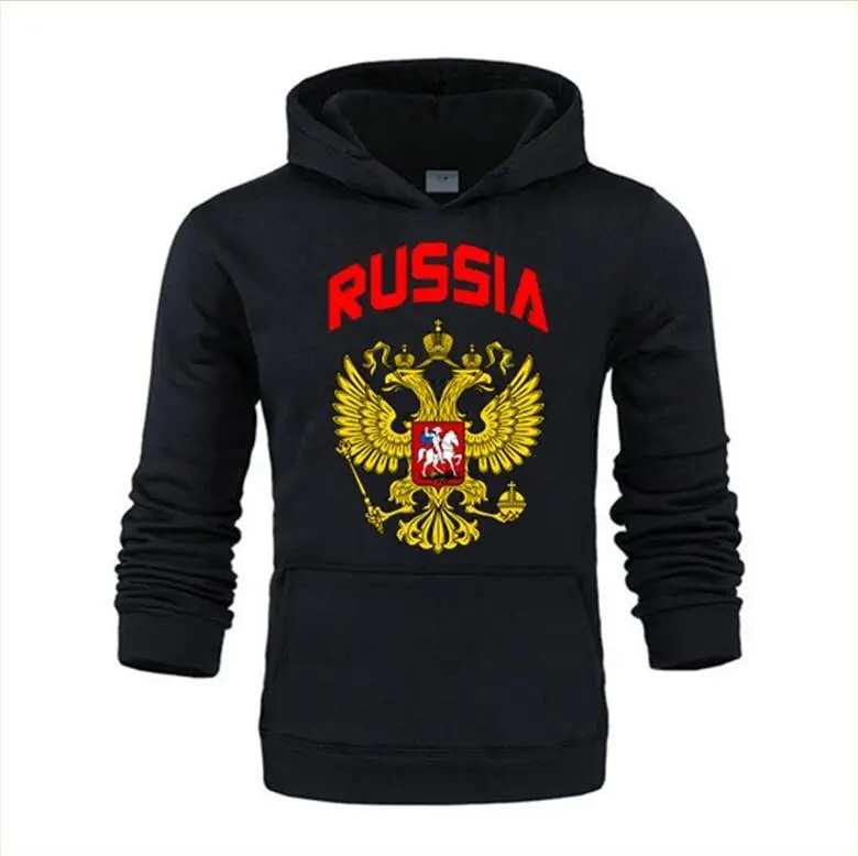 

2019 Autum New Design Russia Mens Hoodies Cotton Funny Print hip hop Hoodie Men's Fashion sweatshirt Casual Hoodie Sweatshirt