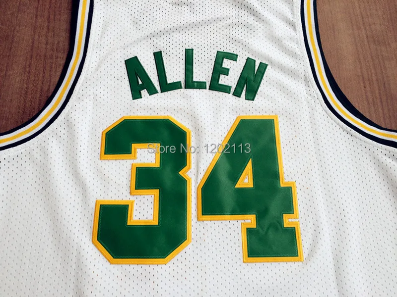 Available] Get New Ray Allen Jersey White #34