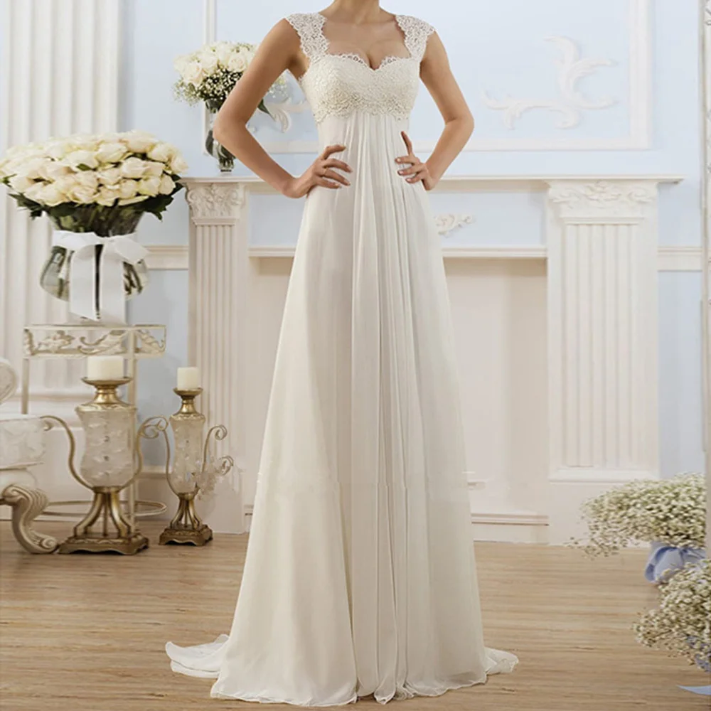 

Plus Size Wedding Evening Long Style Dress White Elegant Prom Formal Tunic Party Sexy Backless Sleeveless Lace Dress Big Size