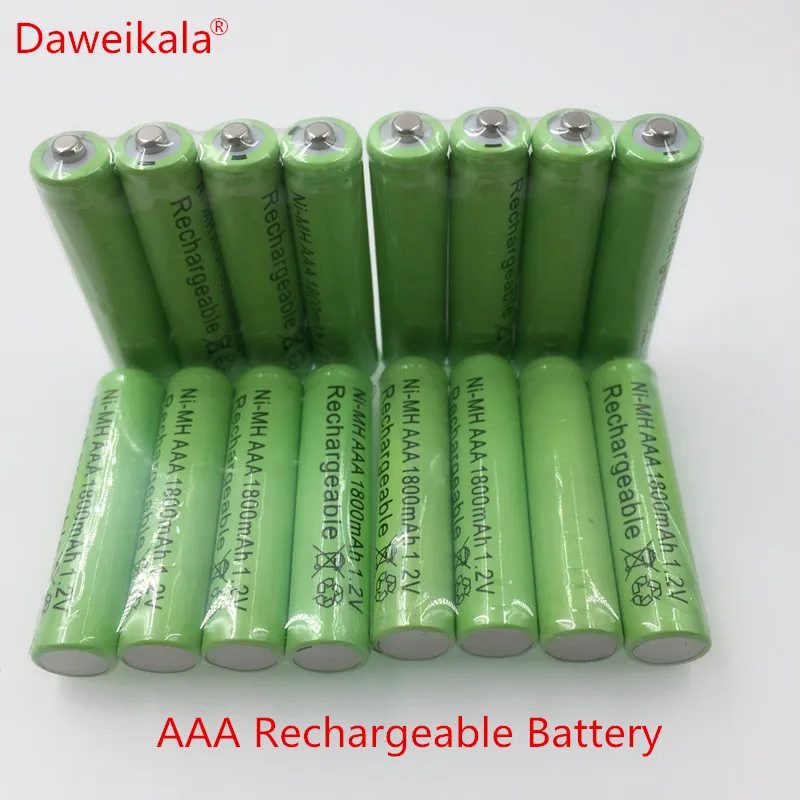 AAA 1800mAh 1,2 V Quanlity аккумуляторная батарея Ni-MH 1,2 V аккумуляторная батарея 2A Baterias Bateria