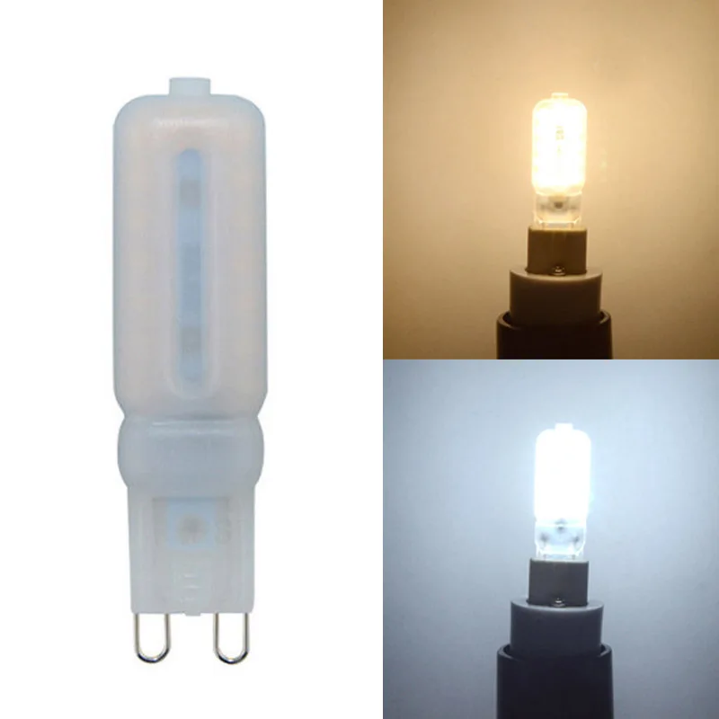 

110V/220V Dimmable G9 LED Corn Bulb Light 32 Leds Silicone Crystal Halogen Lamp QP2