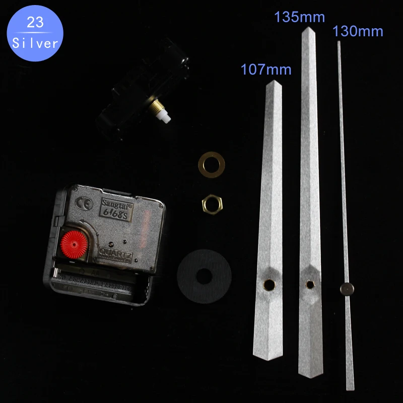 6168 Quartz Clock repair Movement +Hands For DIY Silent Large Wall  Mechanism Parts