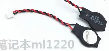 

50PCS New KTS ML1220 notebook backup memory battery ml1220 with cable plug computer motherboard battery