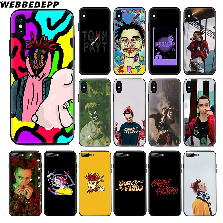 

WEBBEDEPP GONE Fludd Rapper Soft Silicone Case for Apple iPhone 11 Pro Xr Xs Max X or 10 8 7 6 6S Plus 5 5S SE TPU