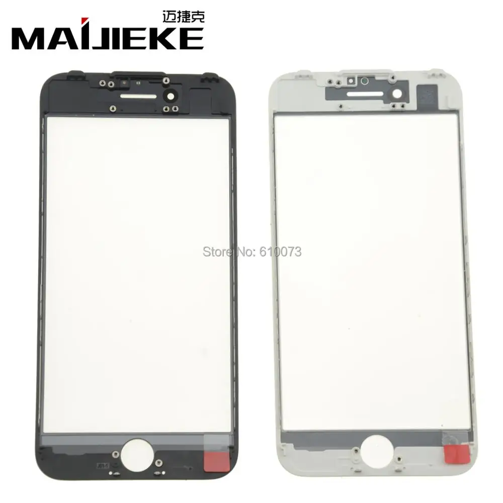 MAIJIEKE 50 шт. AAA для iPhone 8 7 6s 6 plus 5 5c 5S холодный пресс 3 в 1 Внешний стеклянный объектив с