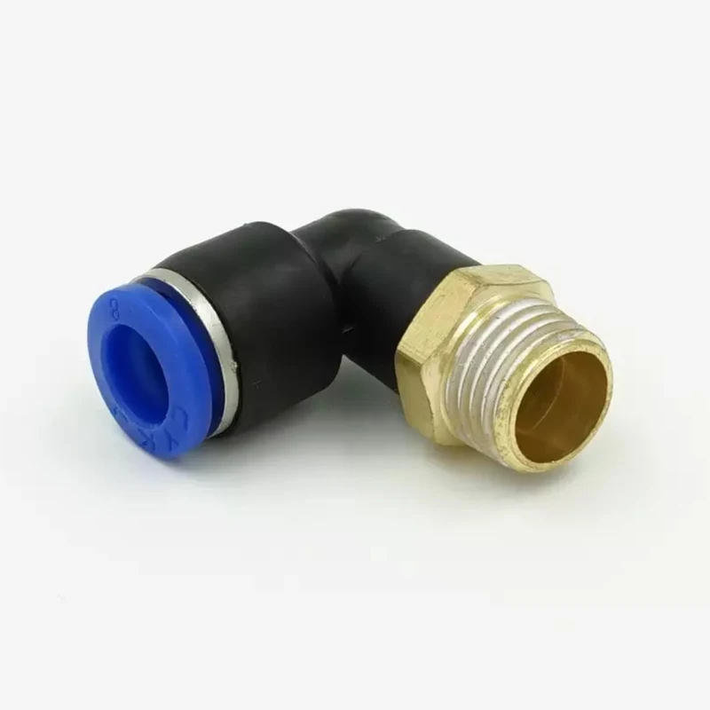 E 100 шт., 6 мм, быстроразъемные соединители, пластиковые стыковые соединения, аксессуары для охлаждения, пневматические фитинги для труб - Цвет: Лаванда