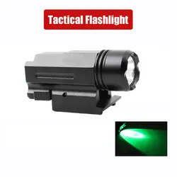 Высокое качество тактический фонарь Открытый Отдых аксессуары Охота Сфера зеленый фонарик 20 мм направляющей для Airsoft пистолет