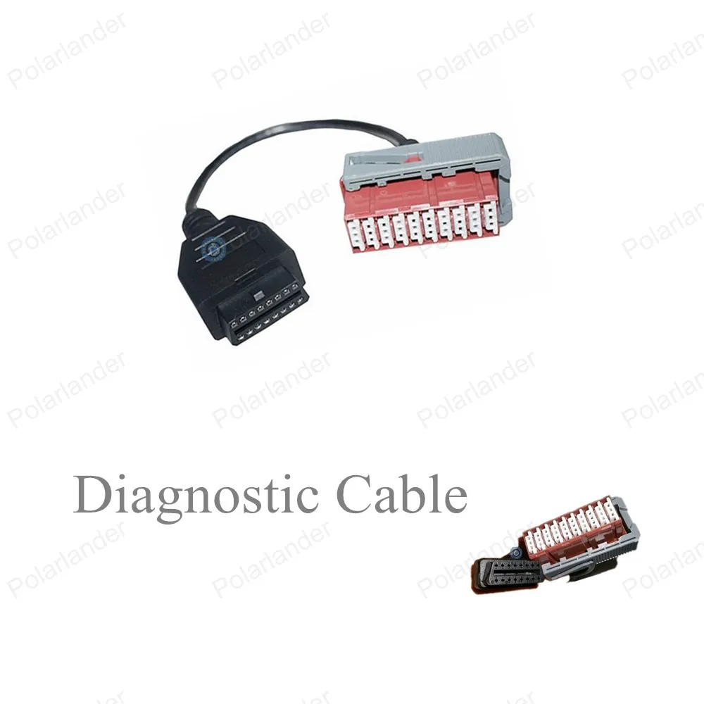 Одежда высшего качества диагностический Соединительный адаптер кабель для автомобильного сканера 30pin до 16 pin OBD2 Интерфейс для P/SA автомобильный диагностический кабель