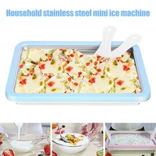 Мгновенный мороженое производитель йогурт Sorbet Gelato ледяной Ролл Набор «сделай сам» сковородка для детей Macchina для йогурта fritto per bambini HTQ99