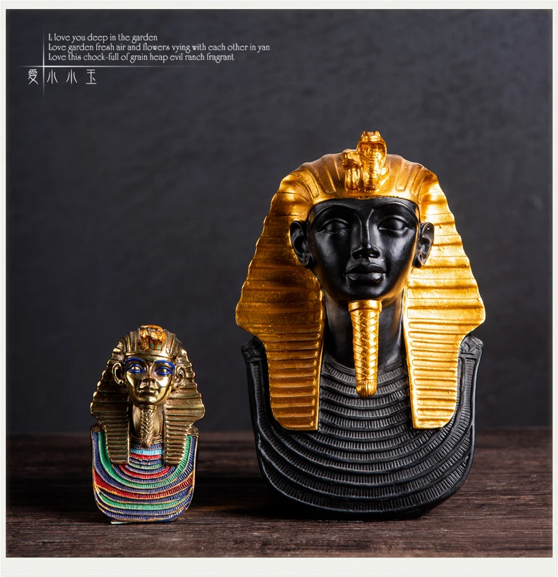 Статуя древних египетских богов Tutankhamon Horus Anubis Bastet вкус орнамент ins стиль простое украшение