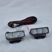 2 шт./лот Лидер продаж 3 светодиодный 9 W 12 V белый орел глаза автомобиль светодиодные ходовые огни