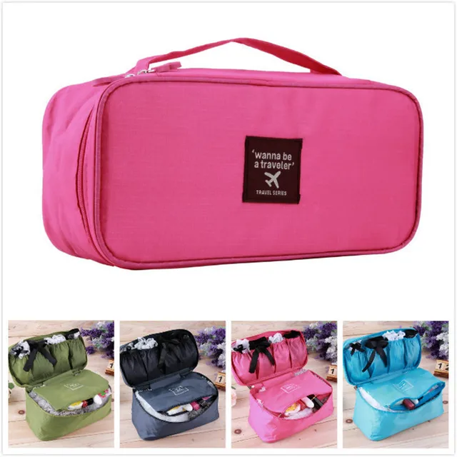 1Pc Bra Underwear Lingerie Travel Bag for Women Organizer Trip Handbag