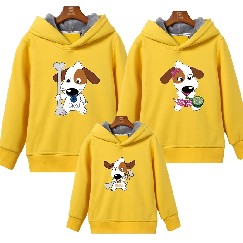 2018New Autumn Women Sweatshirts Casual Printed Pouch Dog pet Long