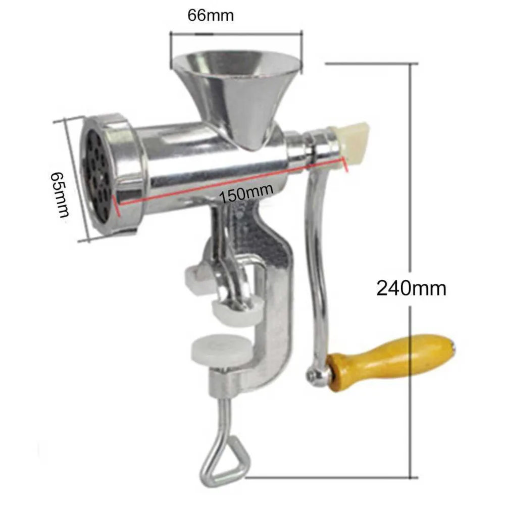 

Manual Control Meat Mrinder Meat Grinder for Pasta Maker Noodles Milling Coffee Making Soyabean Milk Maling Sausage Stuffer