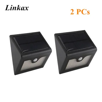 

2PCS/set 20 LED Motion PIR Sensor Night Lighting Waterproof Solar Lights LED Outdoor Garden Security Emergency Wall Solar Lamp