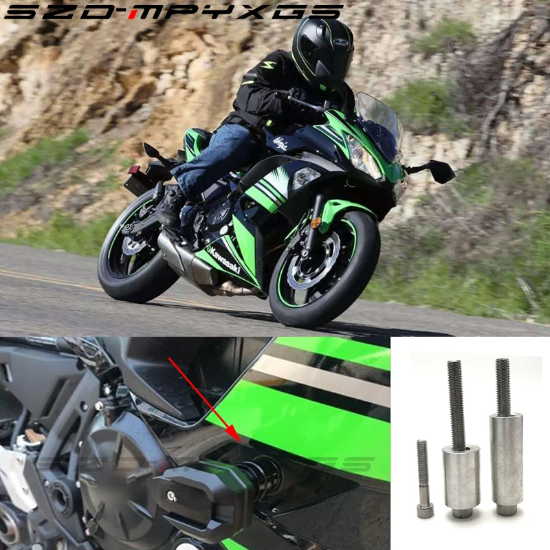 Рамка слайдер Крушение протектор ForKAWASAKI NINJA 650 NINJA650 2009-2011 аксессуары для мотоциклов Bobbins защита от падения