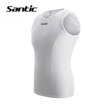 Santic, мужской жилет для велоспорта, дышащий, быстросохнущий, для улицы, спортивный жилет, одежда для велоспорта, для бега, велосипеда, без рукавов, Джерси, Ropa Ciclismo