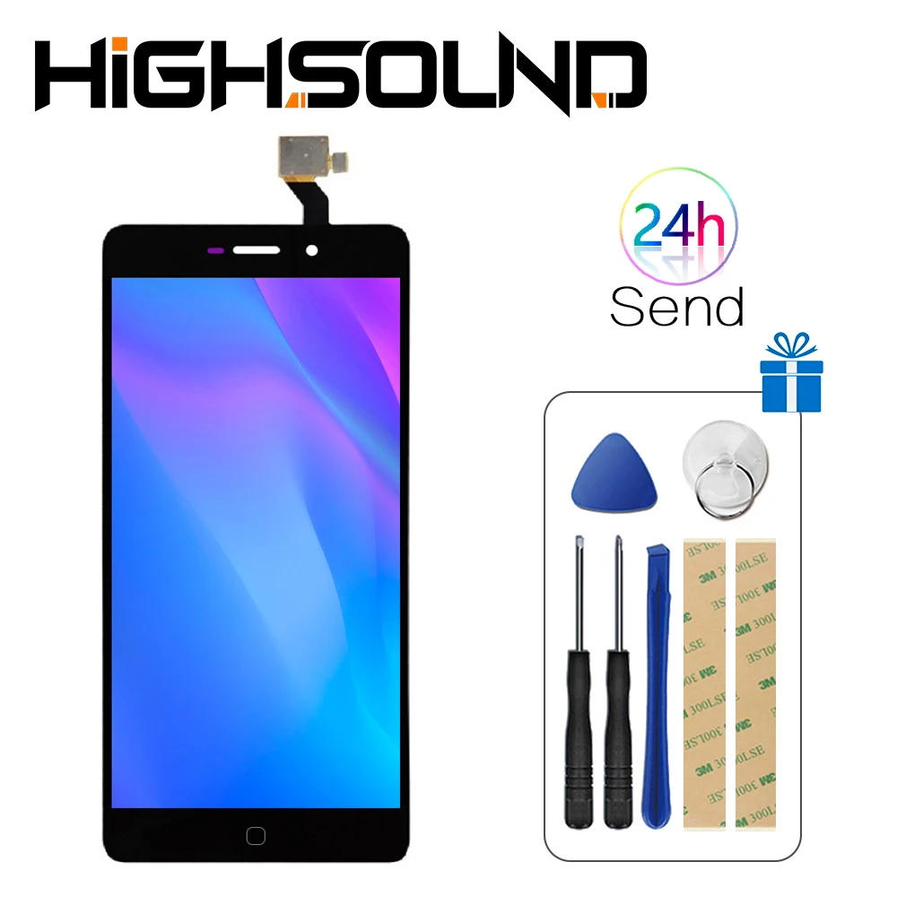

For Elephone P9000 LCD Display +Touch Screen Assembly For p9000 lite 100% Original lcd Digitizer Sensor Glass Panel+ tools