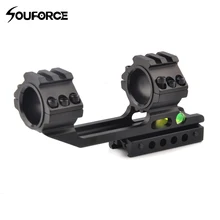 Высокое качество прицела Dute 2 слота диаметр 25,4/30 мм с пузырьковым уровнем подходит 20 мм Вивер рейку крепление для винтовки Охота