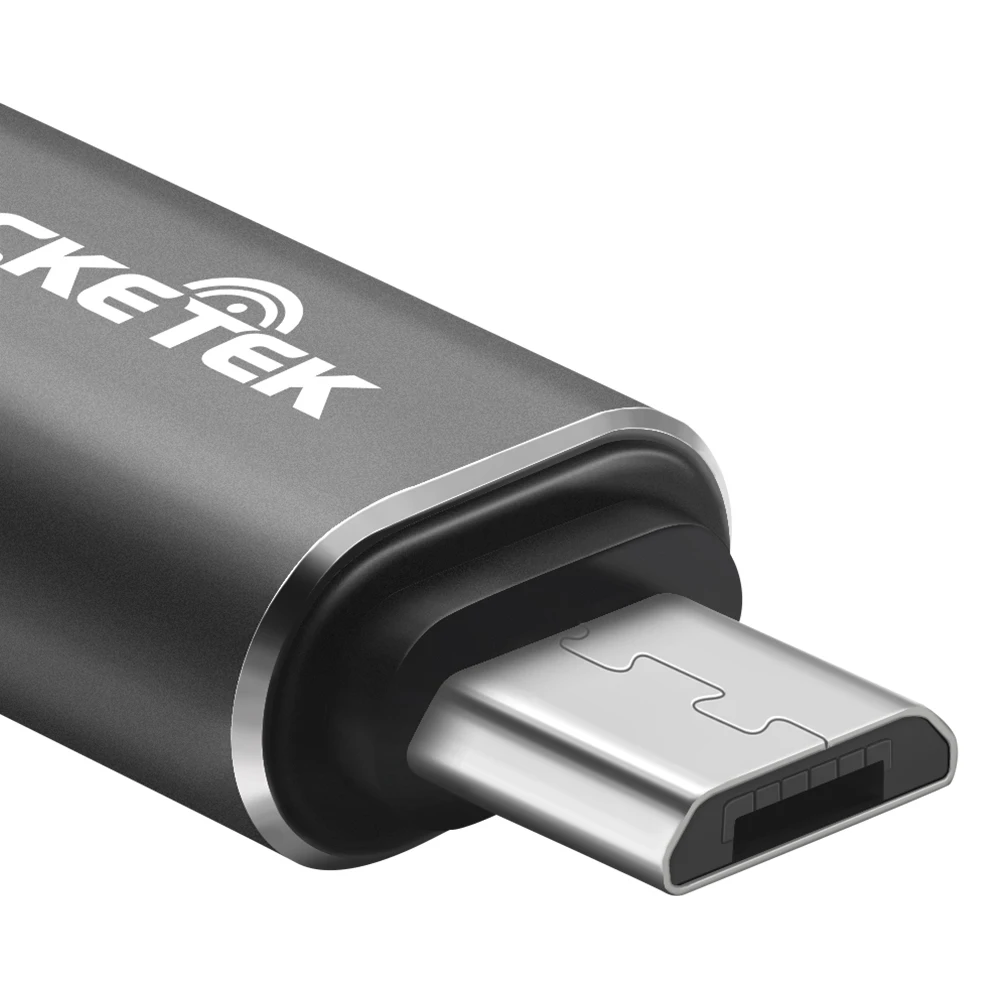 Адаптер зарядного устройства Rocketek с Micro на USB Type c аксессуары для зарядки и