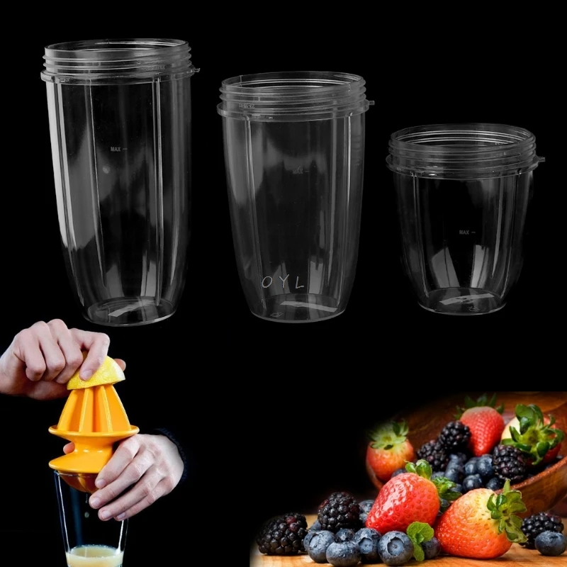 

Juicer Cup Mug Clear Replacement For NutriBullet Nutri Bullet Juicer 18/24/32OZ