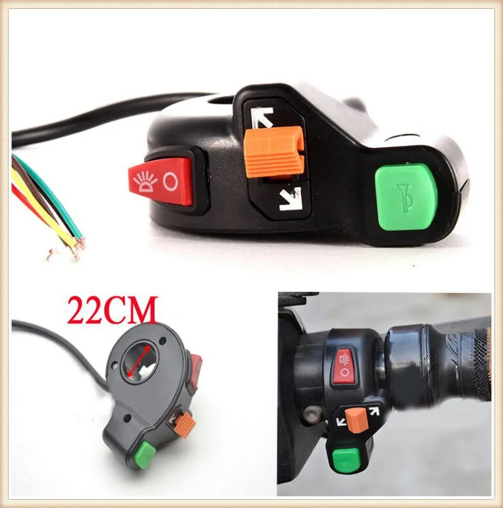 

Universal Motorcycle Scooter Auto Headlights Turn Signal Light ON-OFF Switch for HONDA CR80R 85R CRF150R CR125R 250R CRF250R