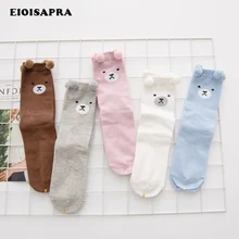 [EIOISAPRA] Осень/Зима милые панды два Бальные чулки для женщин Корейский Kawaii Sokken теплый хлопок эластичный Meias для девочек Calcetines