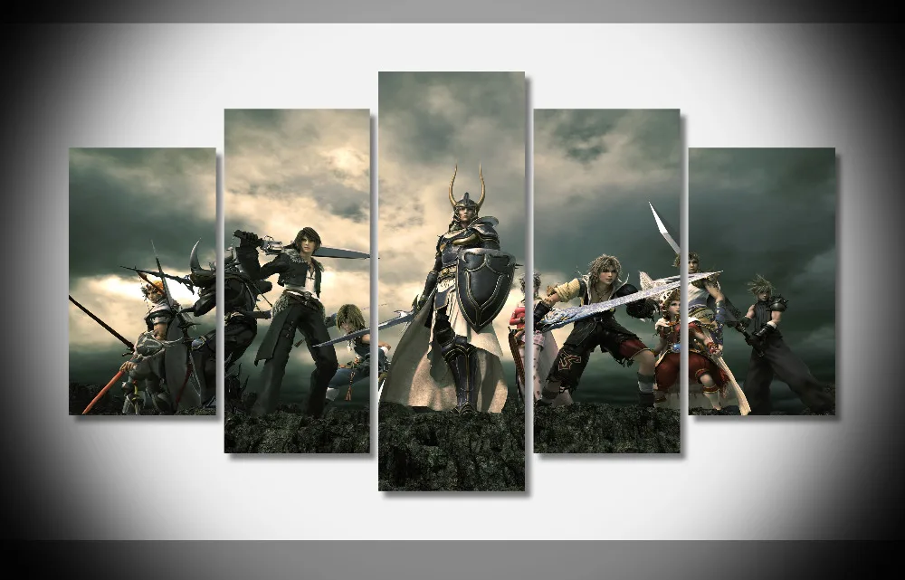 P1358 final fantasy wallpaper hd printed poster on waterproof canvas Framed Gallery wrap art ...
