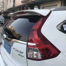 Plástico abs sem pintura asa traseira tronco decoração uso para honda crv CR-V telhado spoiler 2012-2015