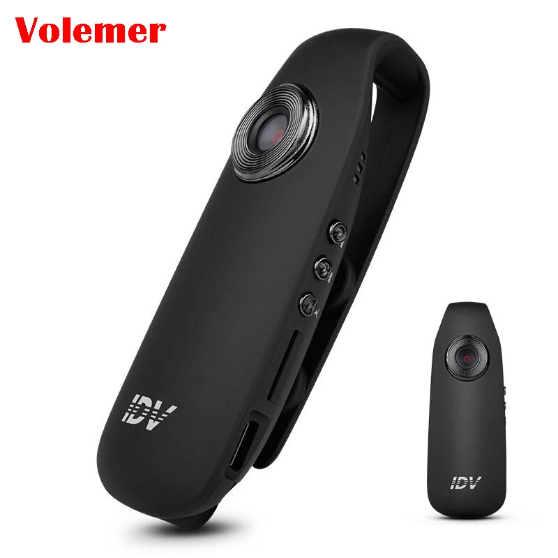 Volemer мини камера IDV007 Full HD 1080P DV Dash Cam носимый корпус велосипед H.264 видеокамера