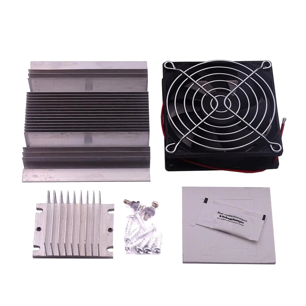 DIY Thermoelectric Refrigeration Semiconductor Cooling System Cooler Fan Kit