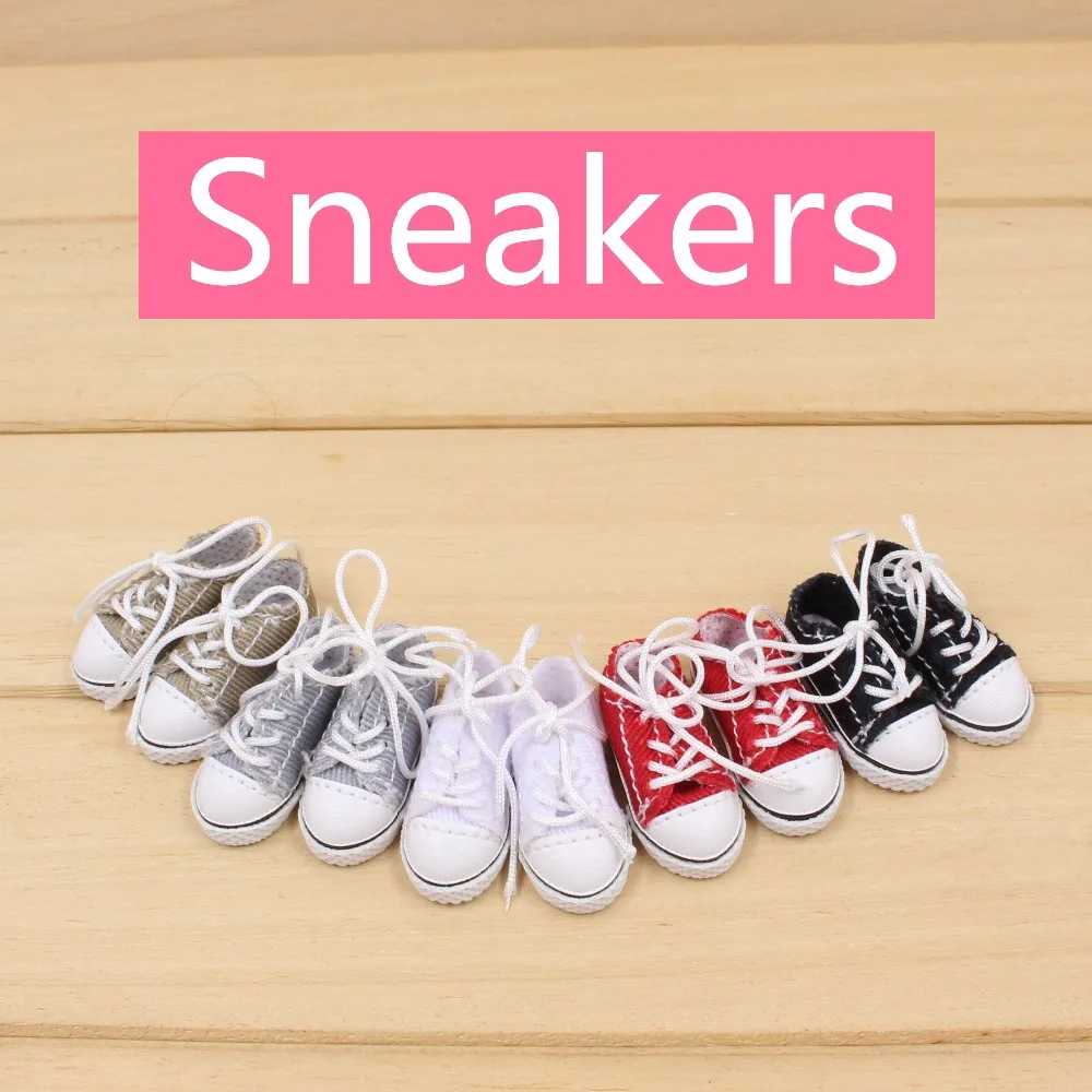 

Fortune Days Shoes for Blyth doll 1/6 joint body sneakers sport shoes 3cm five colors free shipping