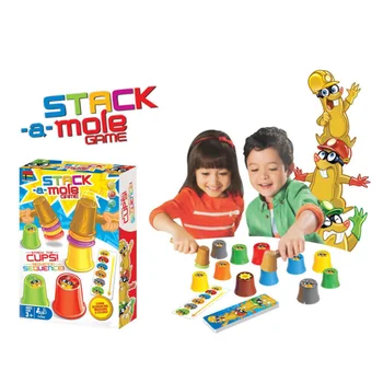 

Stack Mole Board Game Family/Party Best Gift for Children Reaction Game Entertainment