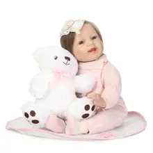 Кукла Reborn Nicery Мягкая силиконовая кукла для мальчиков и девочек 20