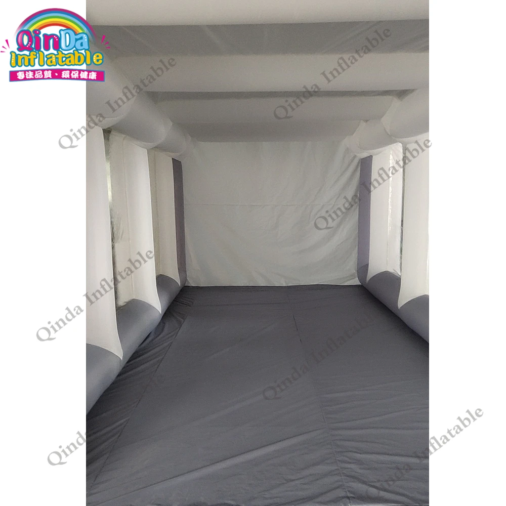 7x4x3m Portable Inflatable Car Painting Spray Booth ,oxford Cloth Mobile Inflatable Paint Tent For Car 5