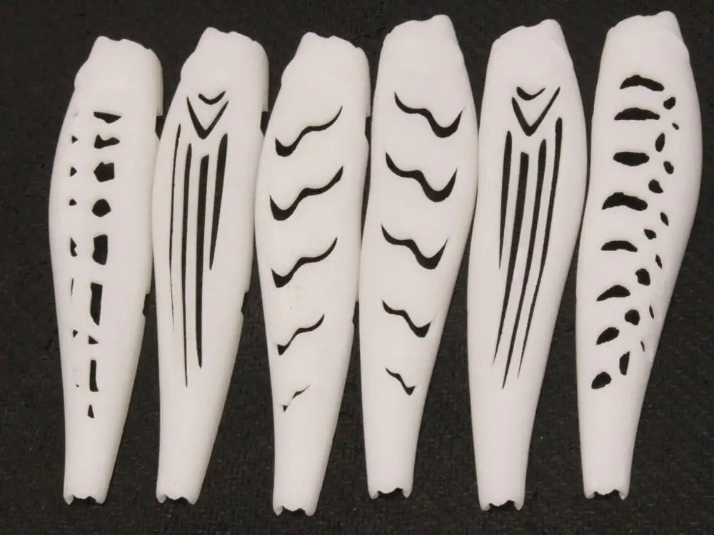 WLure Stencil 3D In Plastica Rigida – 10 Motivi Per Esche Da Pesca