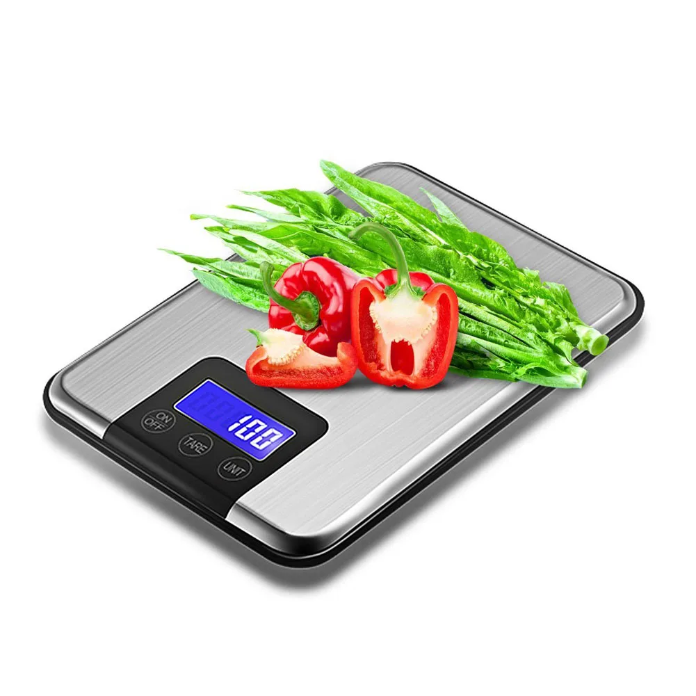 5KG/15KG 1g Slim Stainless Steel Digital Scale Electronic Diet Food