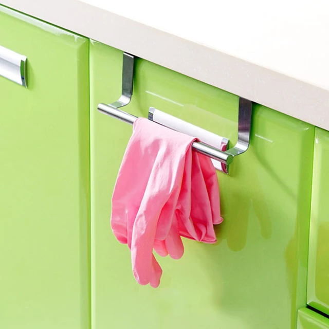 Cheap Stainless Steel Towel Bar Holder Over The Kitchen Cabinet Cupboard Door Hanging Rack Storage Holders Accessories Cheap Stainless Steel Towel Bar Holder Over The Kitchen Cabinet Cupboard Door Hanging Rack Storage Holders Accessories