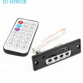 

DC 12V Power Supply With Bluetooth Stereo MP3 U Disk Decoder Board No Amplifier Speaker DIY Module