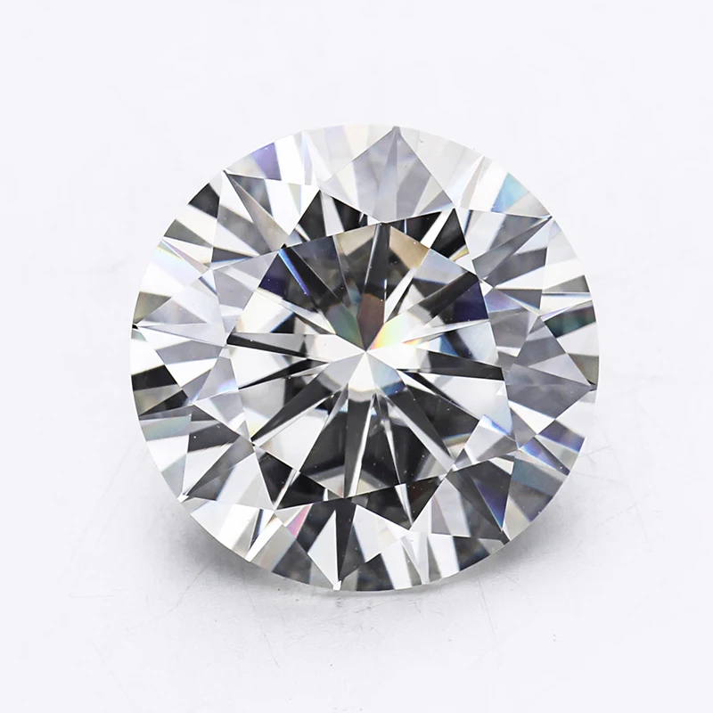 

Test positive GH white 6.5mm 1.0ct round brilliant cut loose moissanites stone for making engagement rings jewelry